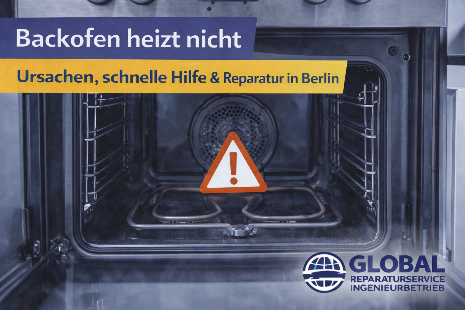 Backofen heizt nicht – Ursachen, schnelle Hilfe & Reparatur in Berlin