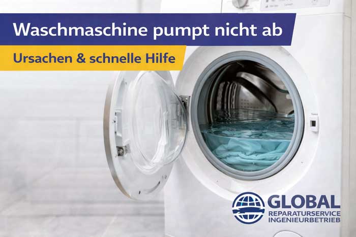 Waschmaschine pumpt nicht ab – Ursachen & schnelle Hilfe in Berlin