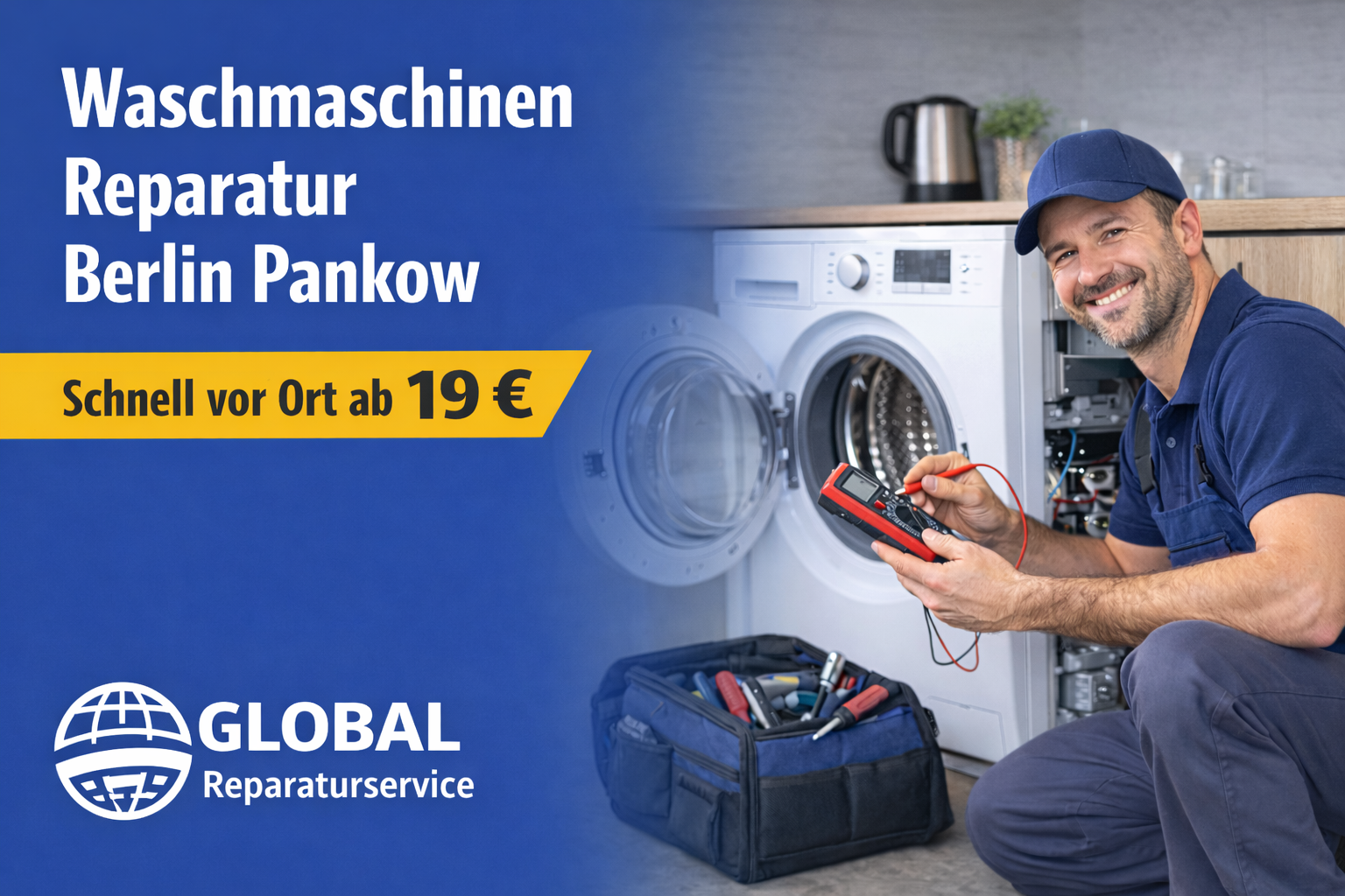 Waschmaschinen Reparatur Berlin Pankow Techniker vor Ort