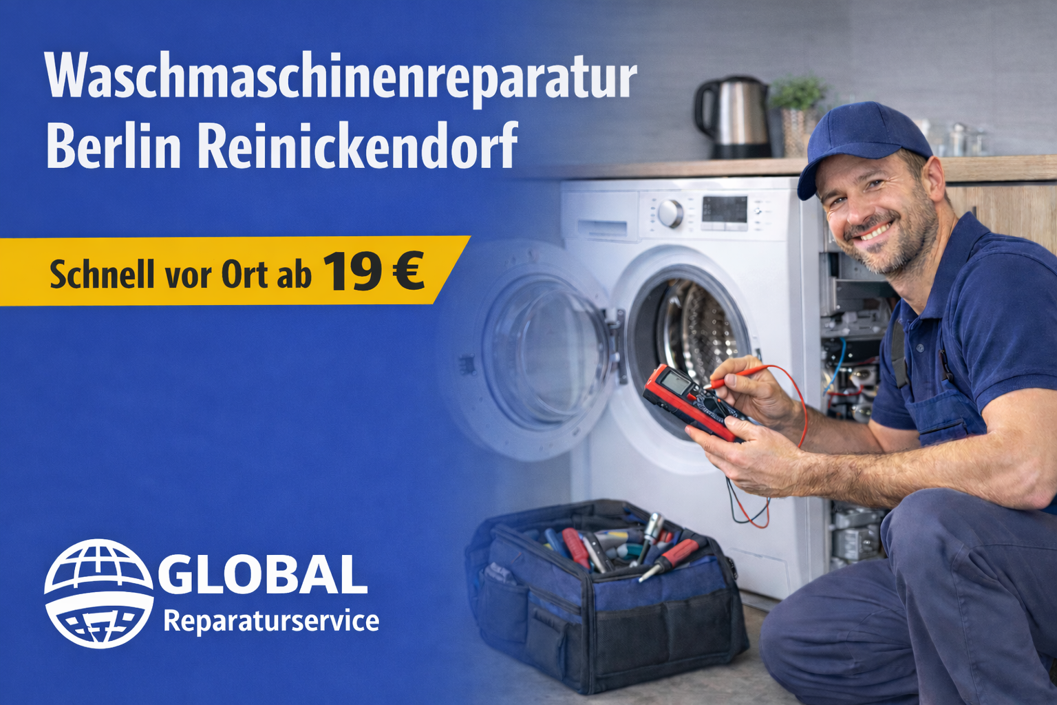 Waschmaschinen Reparatur Berlin Reinickendorf Techniker vor Ort