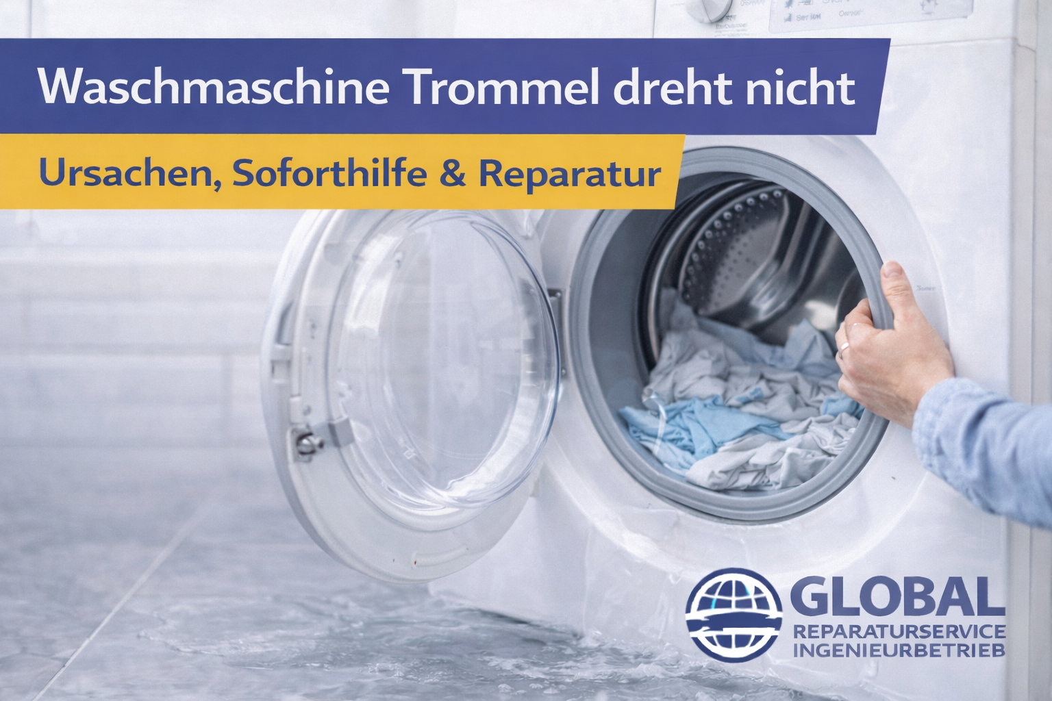 Waschmaschine Trommel dreht nicht – Ursachen, Soforthilfe und Reparatur in Berlin