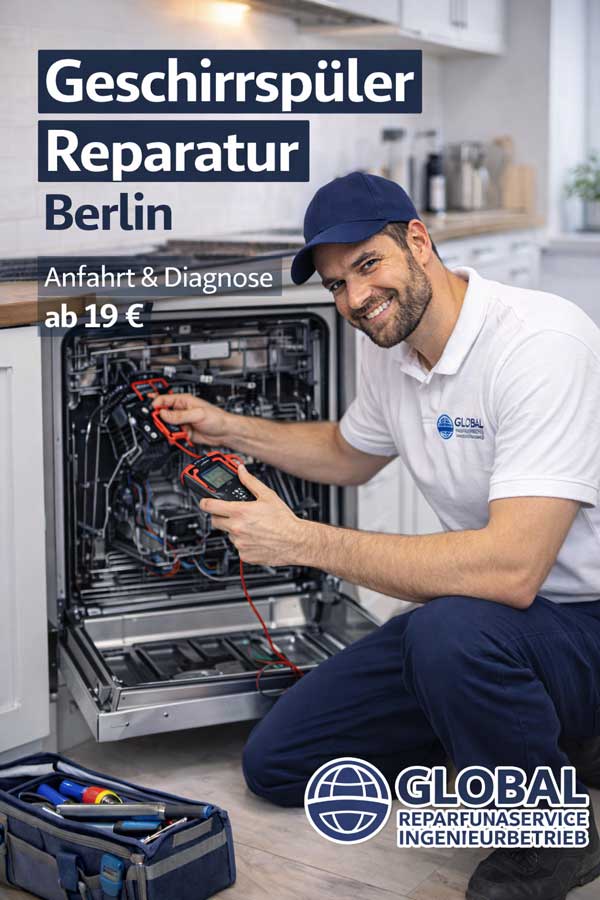 Geschirrspüler pumpt nicht ab – Reparaturservice Berlin